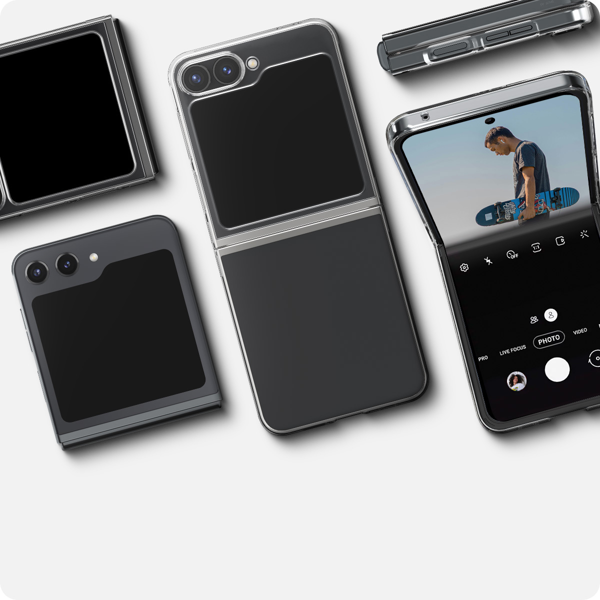 Etui Spigen Air Skin do Galaxy Z Flip6, przezroczyste